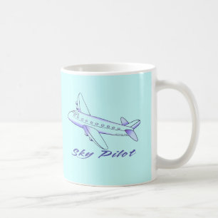 Blåflygarpilot Himlar Kaffemugg