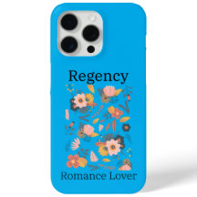 Blåfodral med persikor och rosa blommor