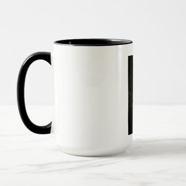 Blåfog för målad skogshalt mugg (Vänster)