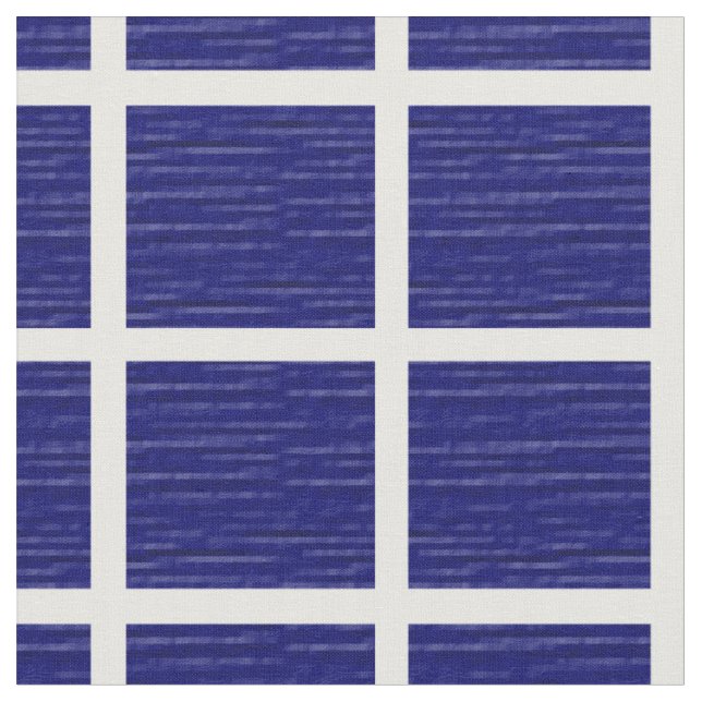 Blåfönster Tyg (Närbild)