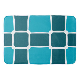 Blåformsfyrkanter Fet asymmetrisk Badrumsmatta