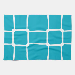 Blåformsfyrkanter Fet asymmetrisk Kökshandduk