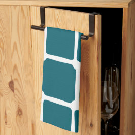 Blåformsfyrkanter Fet asymmetrisk Kökshandduk