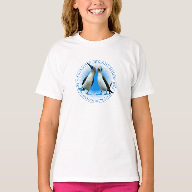 Blåfotade boobies t shirt (Framsida)