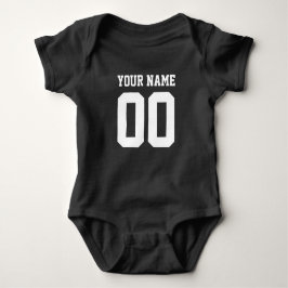 Blåfotbollsturnnummer baby bodydräkt t-shirt