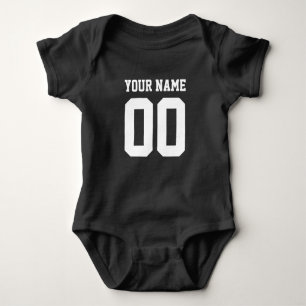 Blåfotbollsturnnummer baby bodydräkt t-shirt