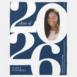 Blåfoto 2025 Studenten Fleecefilt