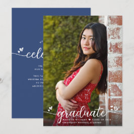 Blåfoto Studenten-calligrafi behör modern Meddelande