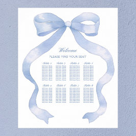 Blåfotsdiagram för elegant poster