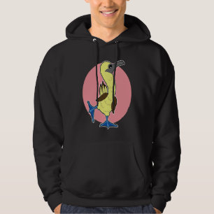 Blåfotsula Funky Dansande Havsfågel Hoodie