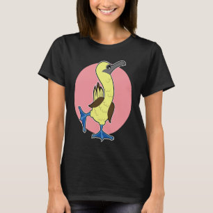 Blåfotsula Funky Dansande Havsfågel T Shirt