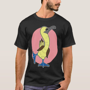 Blåfotsula Funky Dansande Havsfågel T Shirt