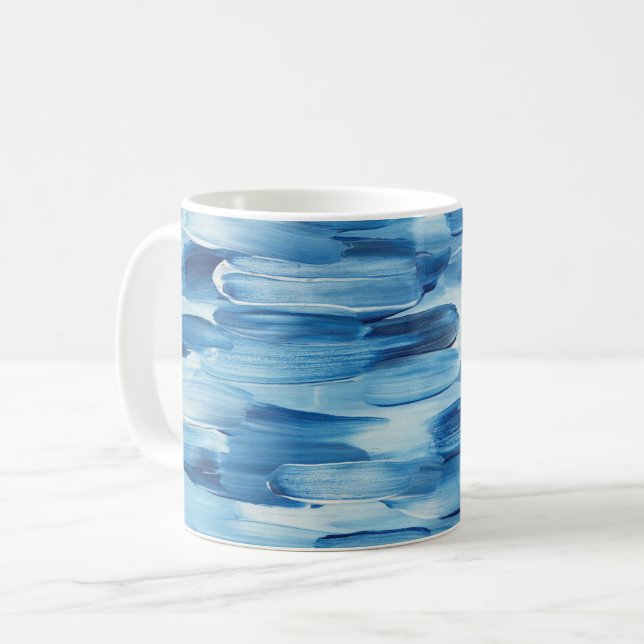 Blåfrysta penselinjer. Sjöfart i marinsjöfarten Kaffemugg (Framsida vänster)