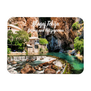 Blagaj Tekija Dervish Bosnien och Hercegovina stil Magnet