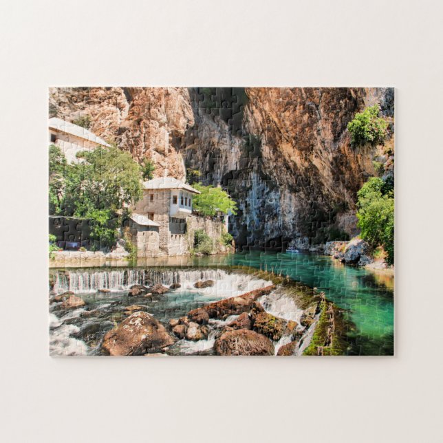 Blagaj Tekija Dervish Bosnien och Hercegovina stil Pussel (Horisontell)