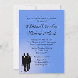 Blågasbröllop Inbjudningar