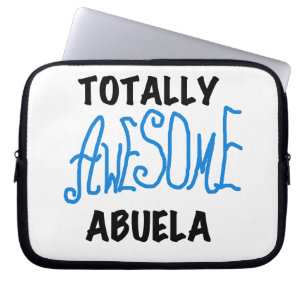 Blågåvor av totalt Fantastisk Abuela Laptop Sleeve
