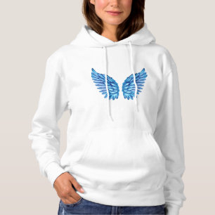 Blågel Vingar Design T Shirt