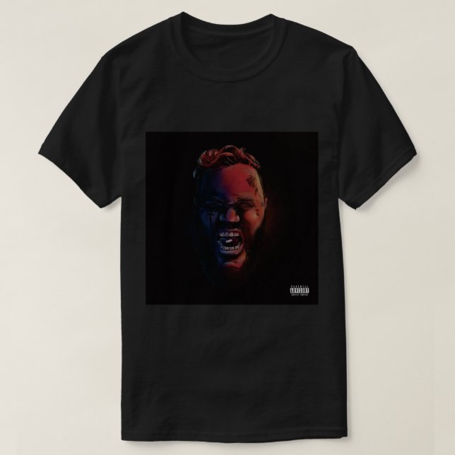 Blågelé av lycklig t shirt (Design framsida)