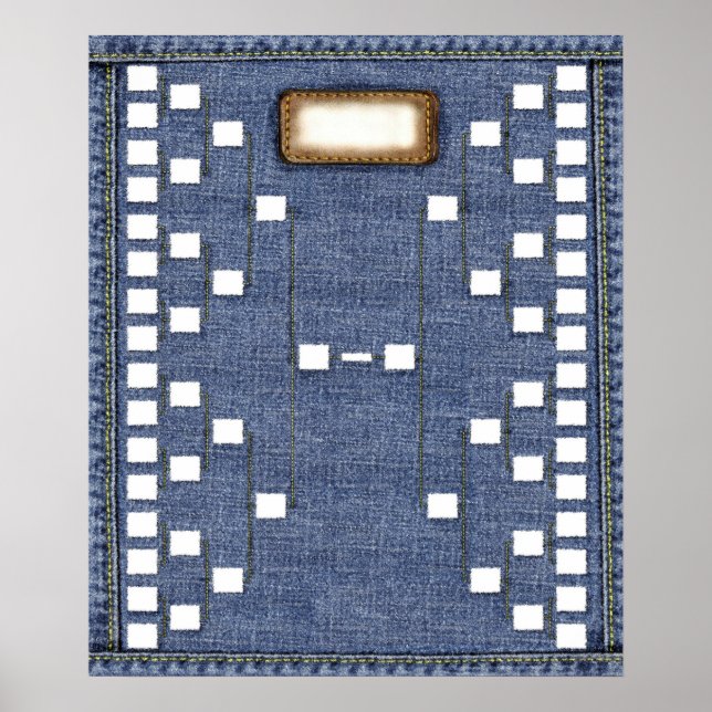 Blågener: 6 Generation-familjens Träd-väggdiagram Poster (Framsidan)