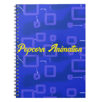 Blågeometrisk Anteckningsbok