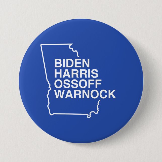BlåGeorgien: Biden Harris Ossoff Warnock Knapp (Framsida)