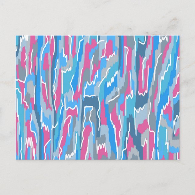 Blåggar och Grått Vykort (Framsida)