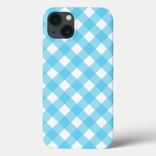 Blågingham Fodral-Mate iphone case (Baksida)
