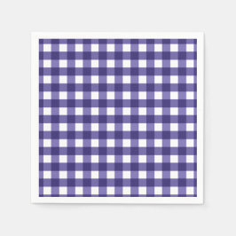 Blågingham Pappersservett