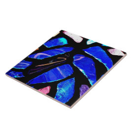 "Blåglas" - Tile/Trivet Kakelplatta