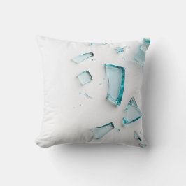 Blåglasskabatt - Modern minimalistisk fyllning Kudde