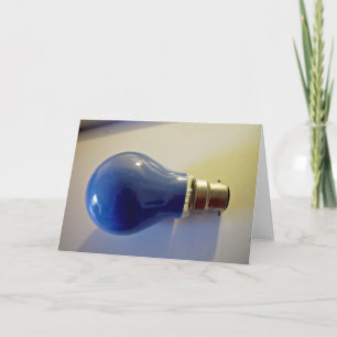 Blåglödlampa med bayonetmontering kort