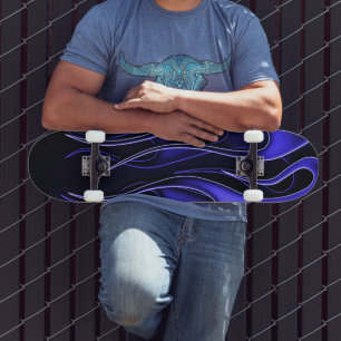 Blåglödlampskal Mini Skateboard Bräda 18,5 Cm