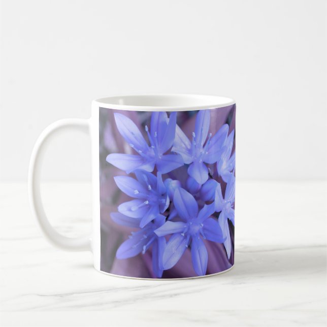 Blågloriet Snö Mugg (Vänster)