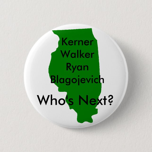 Blagojevich vem är nästa? knapp (Framsida)