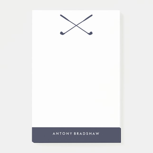 BlågolfKlubbar Post-it Block (Framsida)