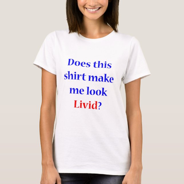 Blågrå skjorta tee shirt (Framsida)