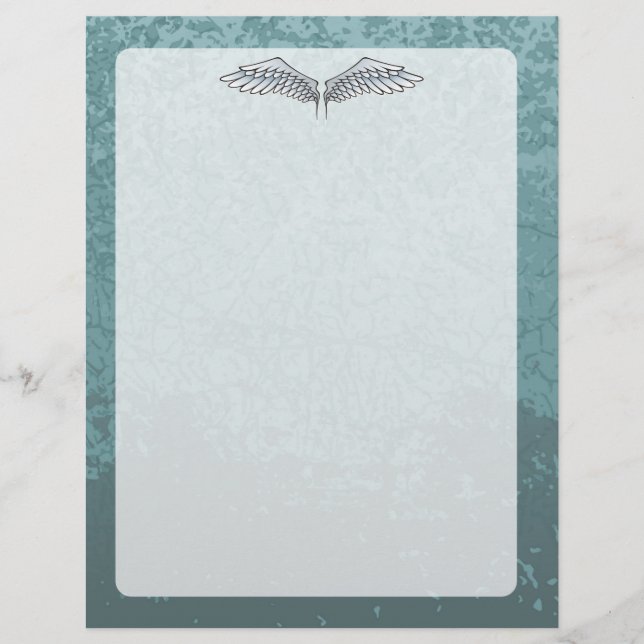 Blågrå vingar reklamblad (Framsidan)