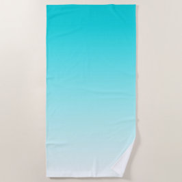 Blågradientstrandduk