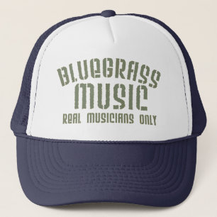 Blågräs Musik Real-musiker endast gammal tidstex Keps