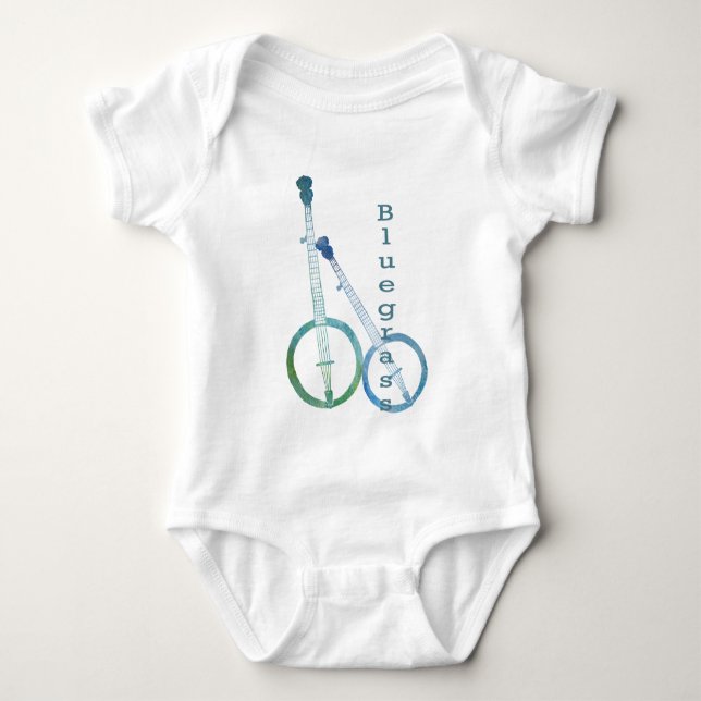 BlågräsBanjoduett Tee (Framsida)