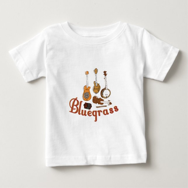 Blågräset instrumenterar t-shirt (Framsida)
