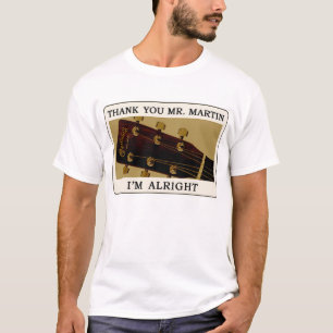 BlågräsgitarrT-tröja - tack Herr Martin. Tee Shirt
