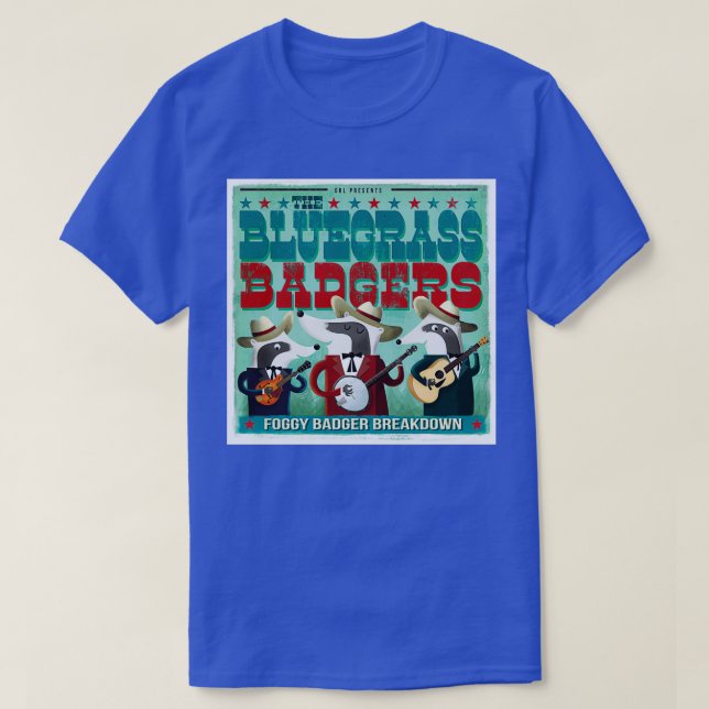 Blågräsmattor T Shirt (Design framsida)