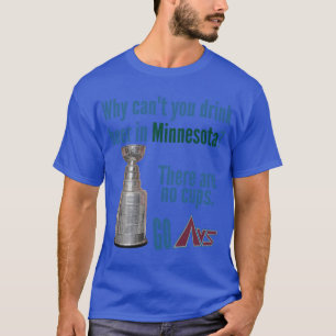 BlåGrön Colorado vs Minnesota Hockey 2 Cups till N T Shirt