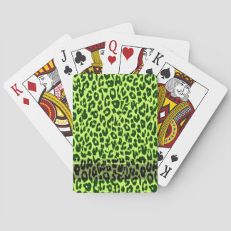 Blågrön pälsdjur päls abstrakt struktur spel kort