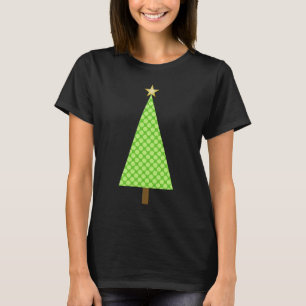 Blågrön polka, modern Julgran Tee