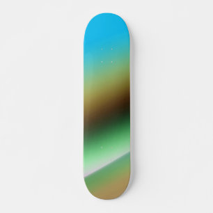 Blågrön regnbåge abstrakt texturmönster konst t mini skateboard bräda 18,5 cm