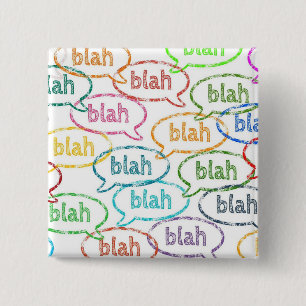 Blah Blah Blah-knappar Knapp