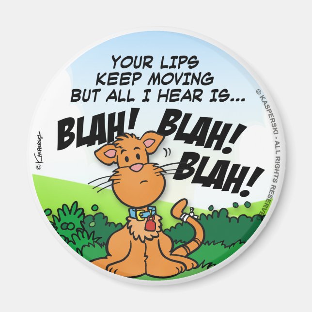 BLAH! BLAH! BLAH! MAGNET (Framsidan)